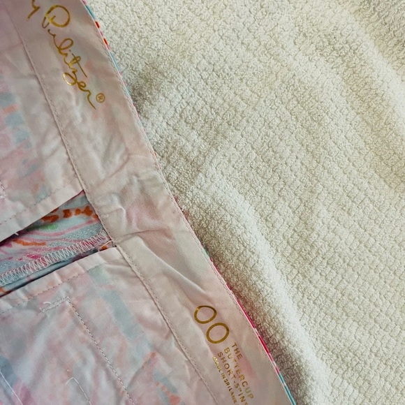 Lilly Pulitzer womens  the butter cup shorts 5”inseam Sz 00 - Picture 4 of 5